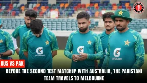 Before the second Test matchup with Australia, the Pakistani team travels to Melbourne