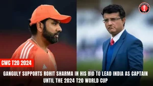 Ganguly supports Rohit Sharma in his bid to lead India as captain until the 2024 T20 World Cup