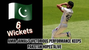 Amir Jamal’s Victorious Performance Keeps Pakistan Hopes Alive