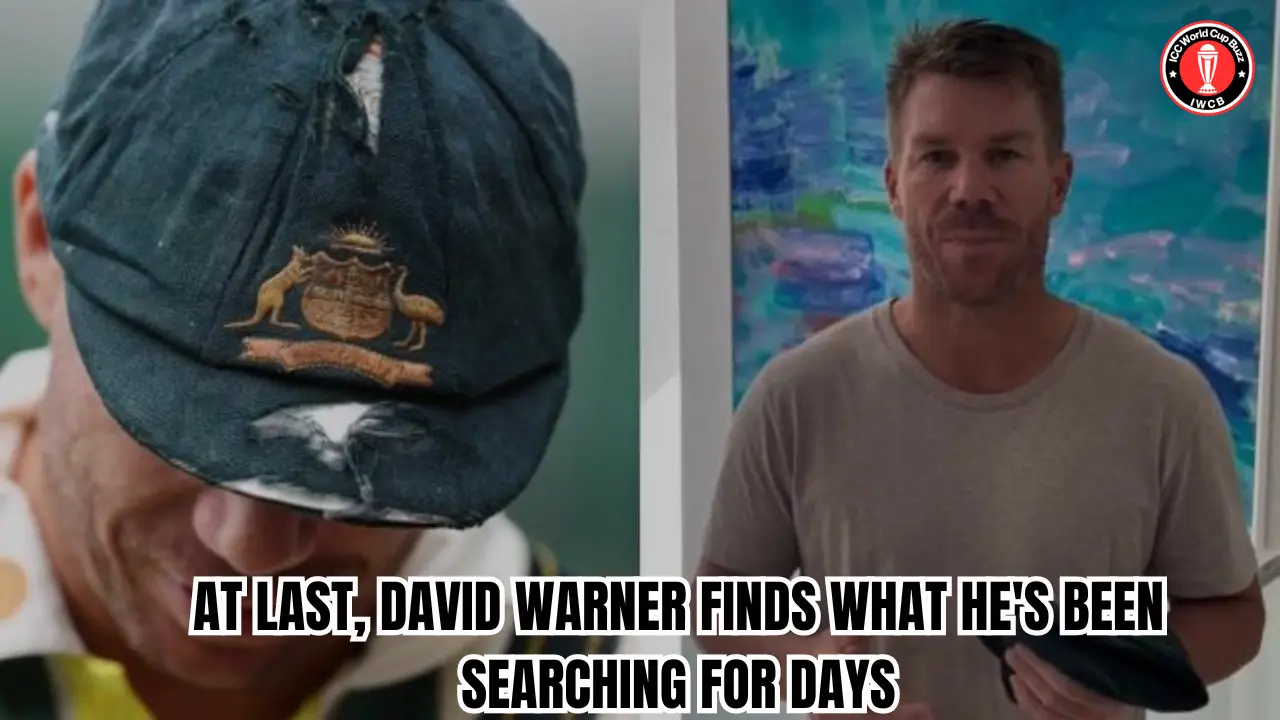 At last, David Warner finds what he's been searching for days