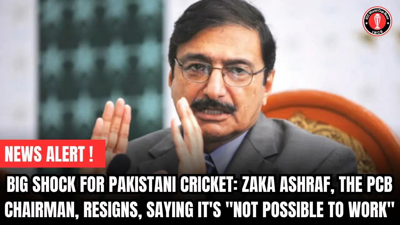 Big Shock for Pakistani Cricket: Zaka Ashraf, The PCB Chairman, Resigns, Saying It's "Not Possible To Work"