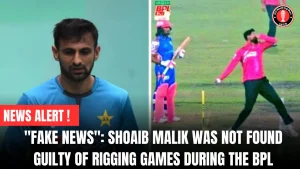 “Fake news”: Shoaib Malik was not found guilty of rigging games during the BPL