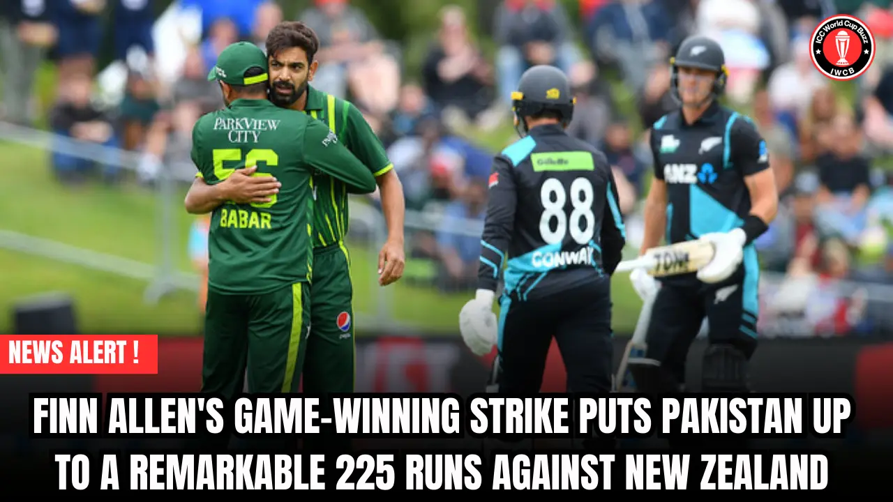 Finn Allen's game-winning strike puts Pakistan up to a remarkable 225 runs against New Zealand