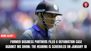 Former business partners filed a defamation case against MS Dhoni; the hearing is scheduled on January 18