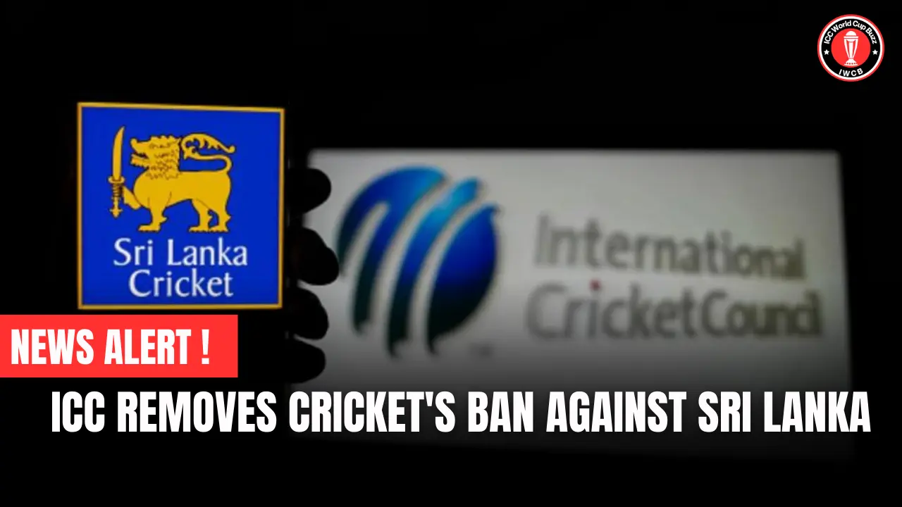 ICC removes cricket's ban against Sri Lanka