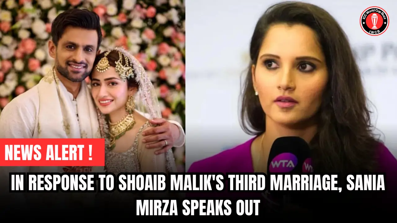 In response to Shoaib Malik's third marriage, Sania Mirza speaks out