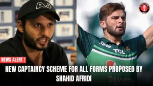 New captaincy scheme for all forms proposed by Shahid Afridi