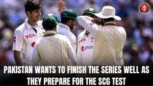 Pakistan wants to finish the series well as they prepare for the SCG Test
