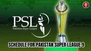 Schedule for Pakistan Super League 9