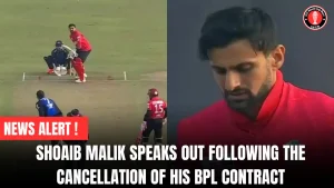 Shoaib Malik speaks out following the cancellation of his BPL contract