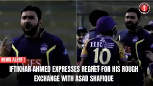 Iftikhar Ahmed expresses regret for his rough exchange with Asad Shafique