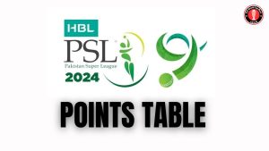 PSL 9 2024 Points Table & Team Standings