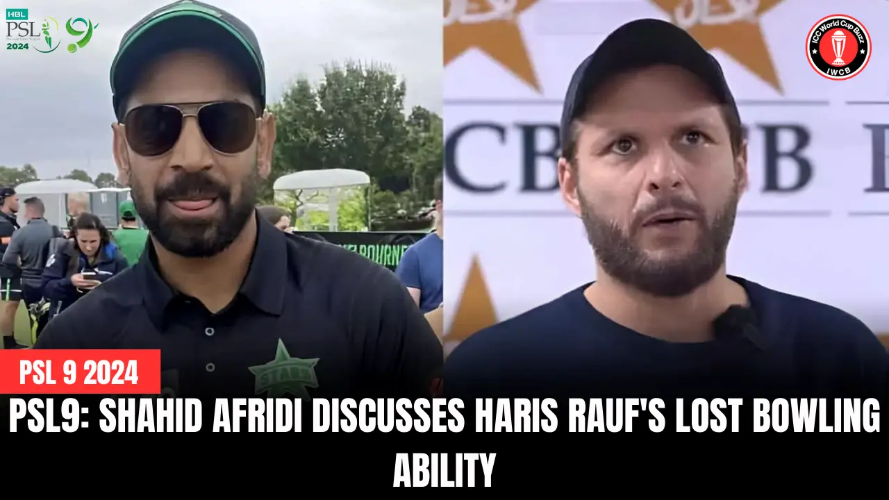 PSL9: Shahid Afridi discusses Haris Rauf's lost bowling ability 